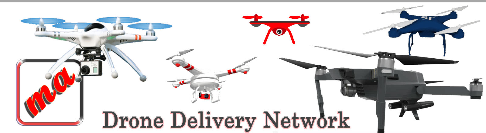 Drone Delivery Network by Martianis